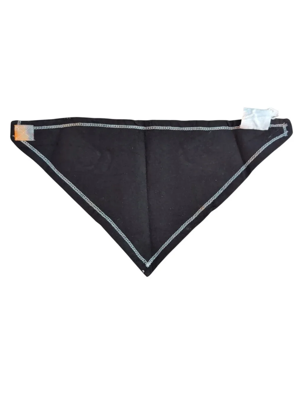 NWOT Tie-Dye Triangle Pet Bandana / Baby Bandaid Bib in In Orange And Black